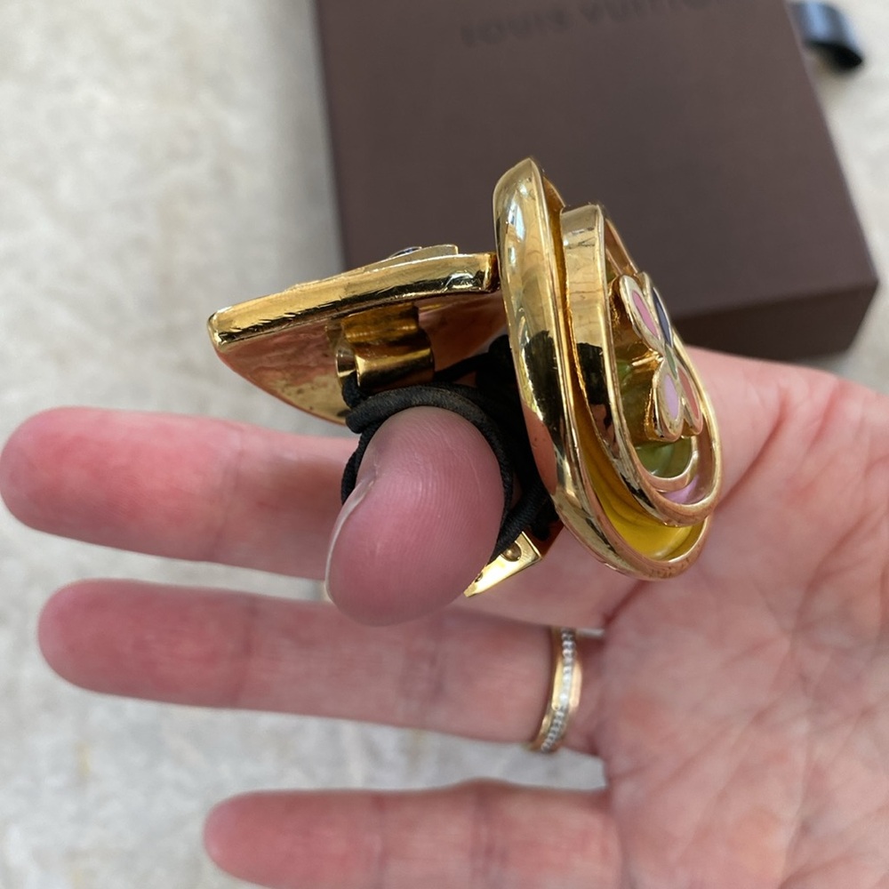 Louis Vuitton Enamel Multi-colored Hair Tie - Picture 11 of 12